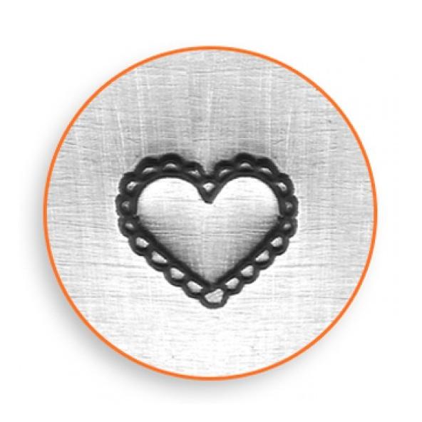 彫金刻印 Lace Heart＊レースハート 高品質最新モデル。革細工/レザークラフトにも*Impr...