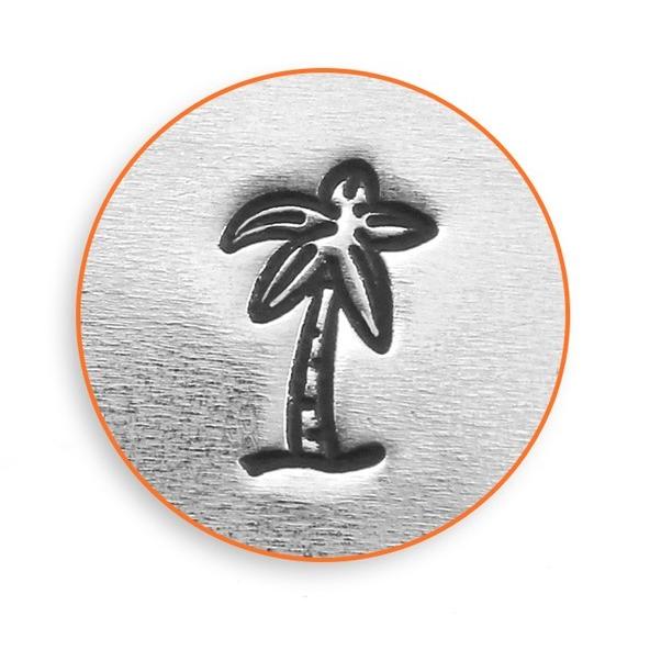 彫金刻印 Palm Tree＊ヤシの木のデザイン　高品質最新モデル。革細工/レザークラフトにも*Im...