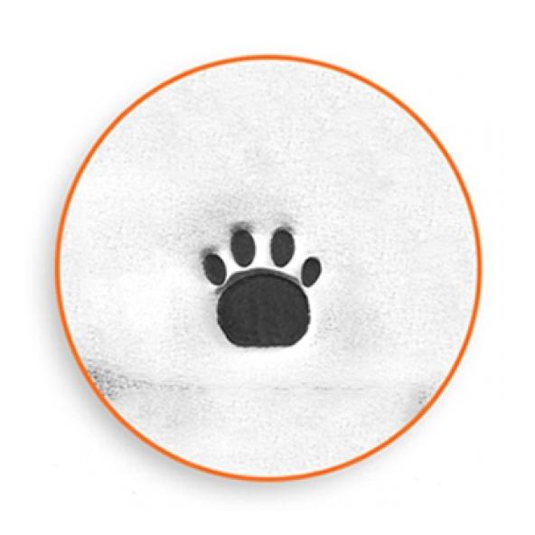 彫金刻印 Paw Print 3mm＊小さい足あと 肉球デザイン　高品質最新モデル。革細工/レザーク...