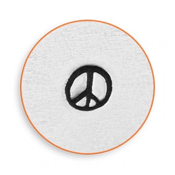 彫金刻印 Peace Sign＊ピースマーク 3mm　高品質最新モデル。革細工/レザークラフトにも*...