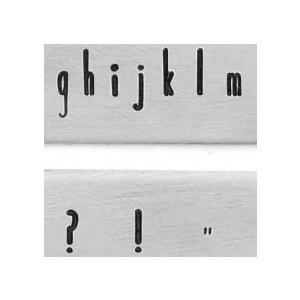 彫金刻印 Saguaro Letter Low 4mm＊サグアロフォント 縦長デザインがかわいい 小...