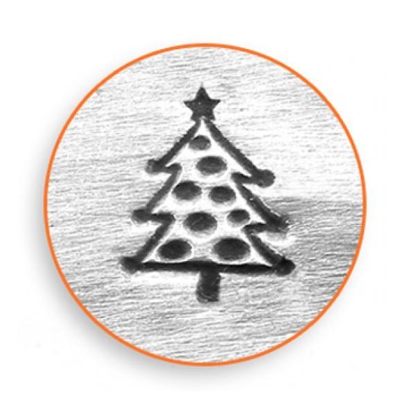 彫金刻印 Christmas Tree＊クリスマスツリー　革細工/レザークラフトにも*Impress...