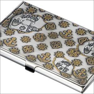 ワンピース 電伝虫メタルカードケース シルバー 金属製/名刺入れにも