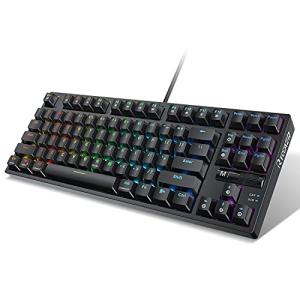 RECCAZR TK18 TKL Mechanical Gaming Keyboard RGB Rainbow Backlit Comp 平行輸入｜metamarketh