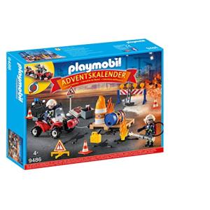 PLAYMOBIL アドベントカレンダー - 建設現場 消防救助 平行輸入｜metamarketh