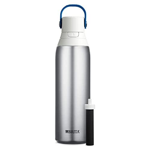 Brita Insulated Filtered Water Bottle with Straw R...