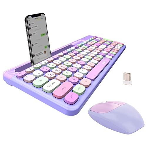 FOPETT Wireless Keyboard and Mouse Combo - 2.4GHz ...