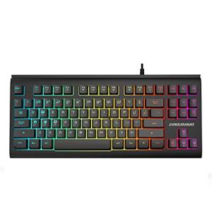 Rainbow LED Backlit 87 Keys Gaming Keyboard  Compact Keyboard with 1 平行輸入｜metamarketh