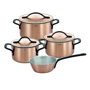 Pot set - Rosle Cookware Set Chalet  Copper  Set of 4 平行輸入｜metamarketh