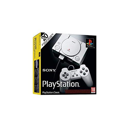 PlayStationクラシックコンソール 20種類のクラシックプレイステーションゲーム プレインス...
