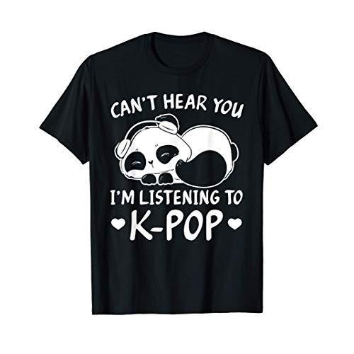聞こえませんKpopMerchK-popMerchandiseTシャツを聴いています 平行輸入