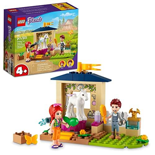 レゴ フレンズ ポニー洗濯馬小屋 41696 組み立ておもちゃセット 4歳以上の女の子と男の子と子供...