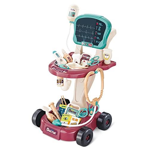 Toy Doctor Kit for Kids，Pretend Medical Station To...