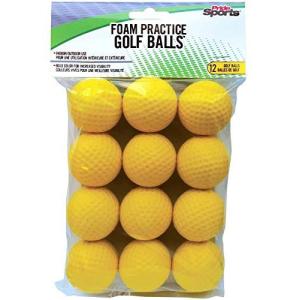 Foam - PrideSports Practise Golf Balls  Foam  12 count  Yellow 平行輸入｜metamarketh