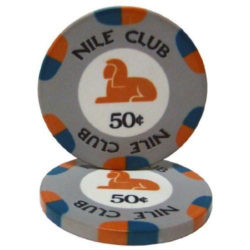 dollars0.50 - Brybelly Nile Club Casino Grade Cera...