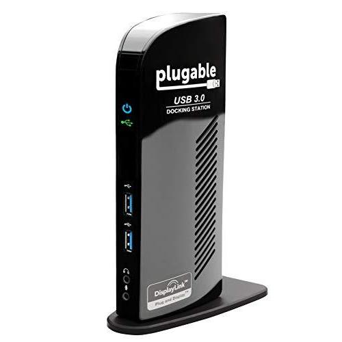 Plugable USB3.0 / USB-C 用ドッキングステーション 縦置き Windows お...