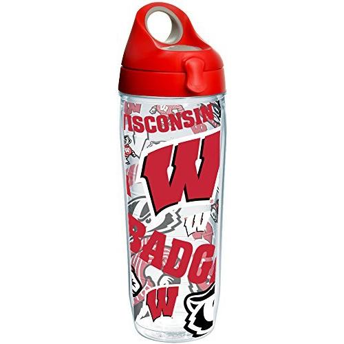 Tervis NCAA Wisconsin Badgers 24オンスウォーターボトル None 平...