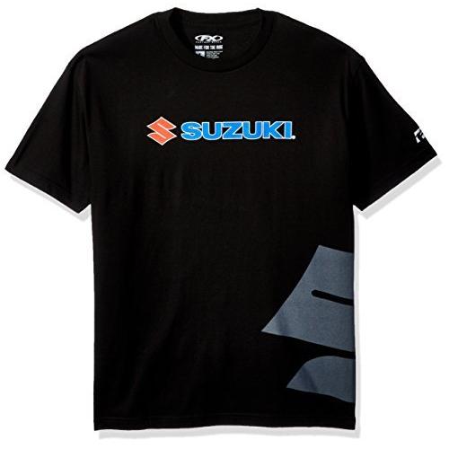 Factory Effex 15-88472 Suzuki Big &apos;S&apos; Tシャツ(ブラック、L)...