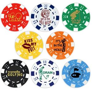 (8-Pack) - Golf Ball Marker Poker Chip Collection  11.5 gramme Chips 平行輸入｜metamarketh