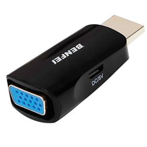 HDMI to VGA  Benfei 金メッキコネクタ搭載1080P HDMI オス to VGAメスビデオ変換アダプタケーブル PC 平行輸入｜metamarketh