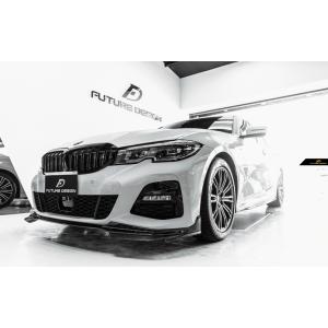 BMW 3シリーズ G20 G21 M-TECH Mスポーツ フロントバンパー用リップスポイラー パ...