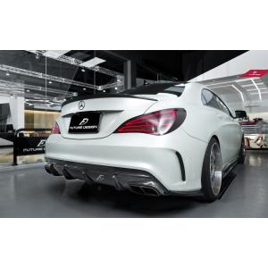 BENZ ベンツ CLAクラスW117 AMGリアバンパー用カーボン ディフューザー