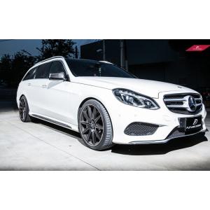 BENZ メルセデスベンツ Eクラス W212 S212 後期 AMGバンパー用サイド スポイラー ...
