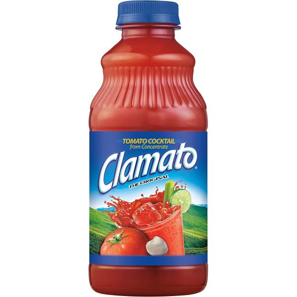 【送料無料12本】Clamato クラマト トマトカクテル 946ml(ジュース) 12本セット ま...