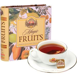BASILUR TEA バシラーティー マジックフルーツ　アソートブック（ティーバック32袋入り） スリランカ 紅茶｜meteore