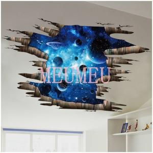 3dトリックアート 宇宙 ウォールステッカー の商品一覧 ウォールデコレーション 家具 インテリア 通販 Yahoo ショッピング