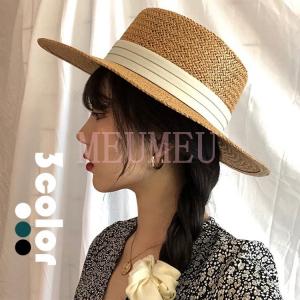 レデイース 麦わら帽子 つば広ハット カンカン帽 春夏 おしゃれ ハット 折りたたみ ファッション UVカット 紫外線対策 日よけ ストローハット 3色