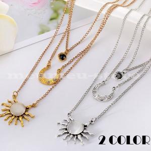 ネックレス 太陽と月の商品一覧 通販 Yahoo ショッピング