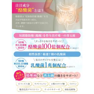 酪酸菌 100億個 短鎖脂肪酸 乳酸菌1兆個 ...の詳細画像3