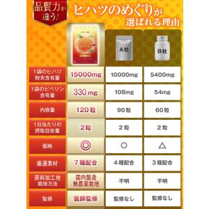 医師監修 ヒハツ サプリ 無農薬 のヒハツ粉末...の詳細画像5