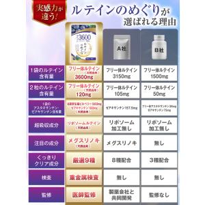 医師監修 ルテイン3600mg 高濃度 ビルベ...の詳細画像5