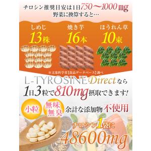医師監修 チロシン サプリ 48600mg L...の詳細画像2
