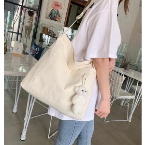 キャンバスバッグ キャンバストート ショルダー...の詳細画像3