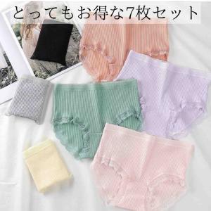 7枚セット ショーツ レディース 綿 パンツ ...の詳細画像1
