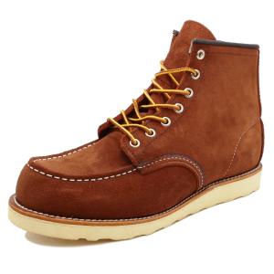 RED WING 8810 Classic Work 6" Moc-toeレッドウイング 8810 クラシックワーク 6インチ モックトゥCopper Abilene Roughout カッパー アビレーン ラフアウト｜mexico