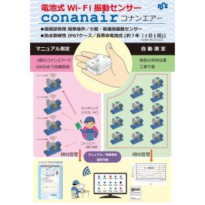 《電池式長寿命7年モデル》 WiFi振動センサ...の詳細画像1