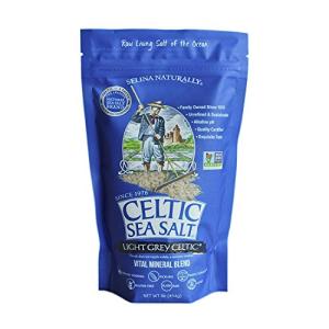 Celtic Sea Salt - 重要なミネラル ブレンド ジッパーのついた袋ライト グレー セル...