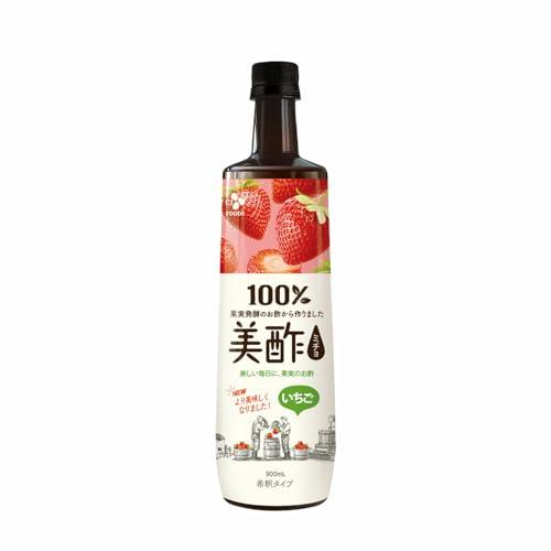 美酢 ミチョ いちご 大容量 900ml 無添加 飲むお酢 韓国 お酢 ドリンク ジュース