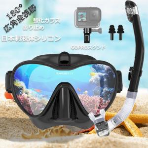 シュノーケルセット Gopro対応 シュノーケリング マスク