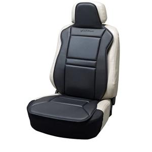 BONFORM シートカバー ファイテンレザー アクアチタン 前席1枚 ブラック 4051-91BK