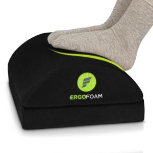 ErgoFoam 高さ2段階調節可能 デスク下設置型 フットレスト