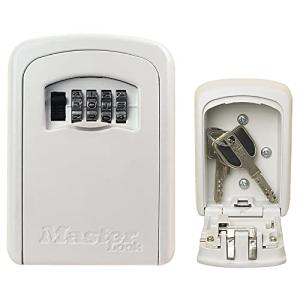 Master Lock  ダイヤル式キーセーフ 4桁 5401JADCRM クリーム 本体幅86mm 高さ120mm