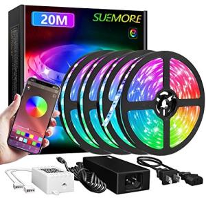 20M LEDテープライト アプリ制御 調光調色イルミネーション