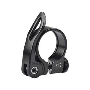 Ruifu アルミ合金 軽量 クイックリリース ンシートポストクランプ 取り付け簡単 31.8 34.9mm