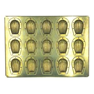 松永製作所 シリコン加工 黄金ミニマドレーヌ天板15P