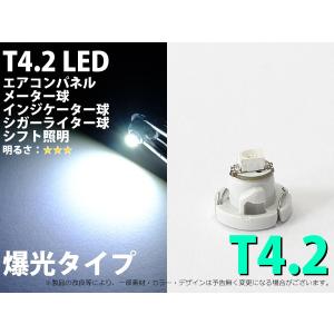 T4.2　1SMD　1210　メーターパネル照明用　ホワイト　1個【2044】
